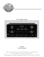McIntosh MX-119 - Owners manual